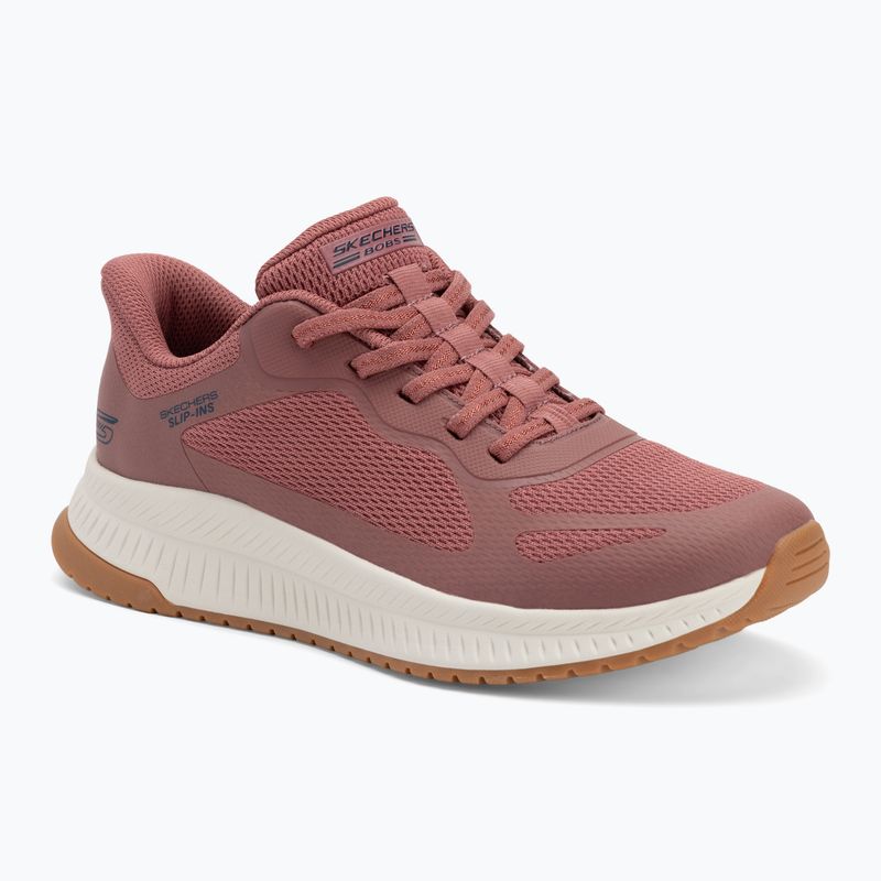 Buty damskie SKECHERS Bobs Squad 4 Staple Look rose