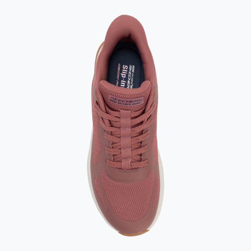 Buty damskie SKECHERS Bobs Squad 4 Staple Look rose 5
