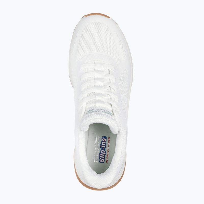 Buty damskie SKECHERS Bobs Squad 4 Staple Look white 12