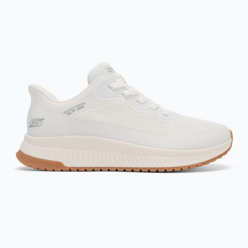Buty damskie SKECHERS Bobs Squad 4 Staple Look white 2