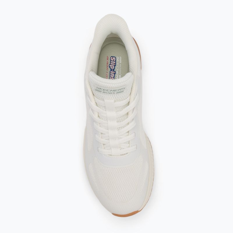 Buty damskie SKECHERS Bobs Squad 4 Staple Look white 5