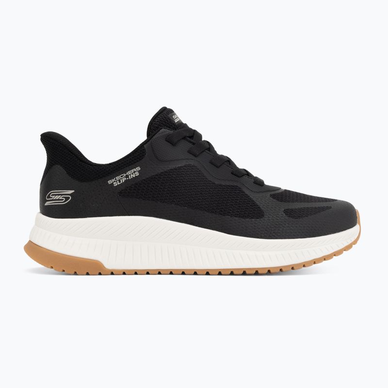 Buty męskie SKECHERS Bobs Squad 4 black/white 2