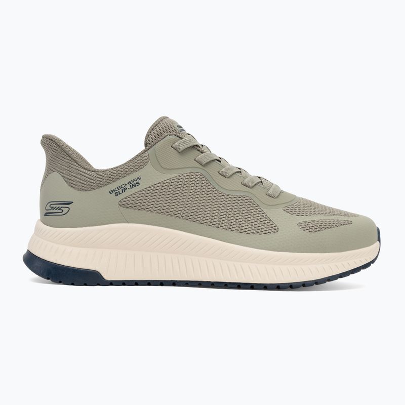 Buty męskie SKECHERS Bobs Squad 4 olive 2