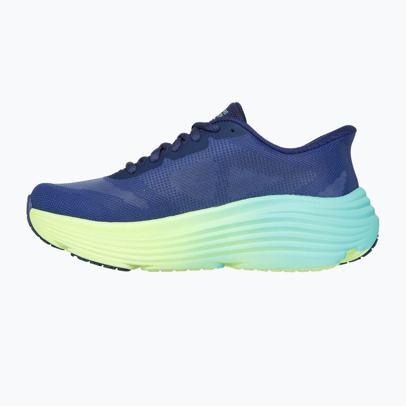 Buty do biegania damskie SKECHERS Max Cushioning Endeavour Hallandale navy/lime 3