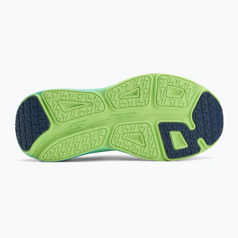 Buty do biegania damskie SKECHERS Max Cushioning Endeavour Hallandale navy/lime 4