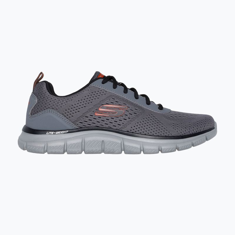 Buty męskie Skechers Track Leshur charcoal/orange 2