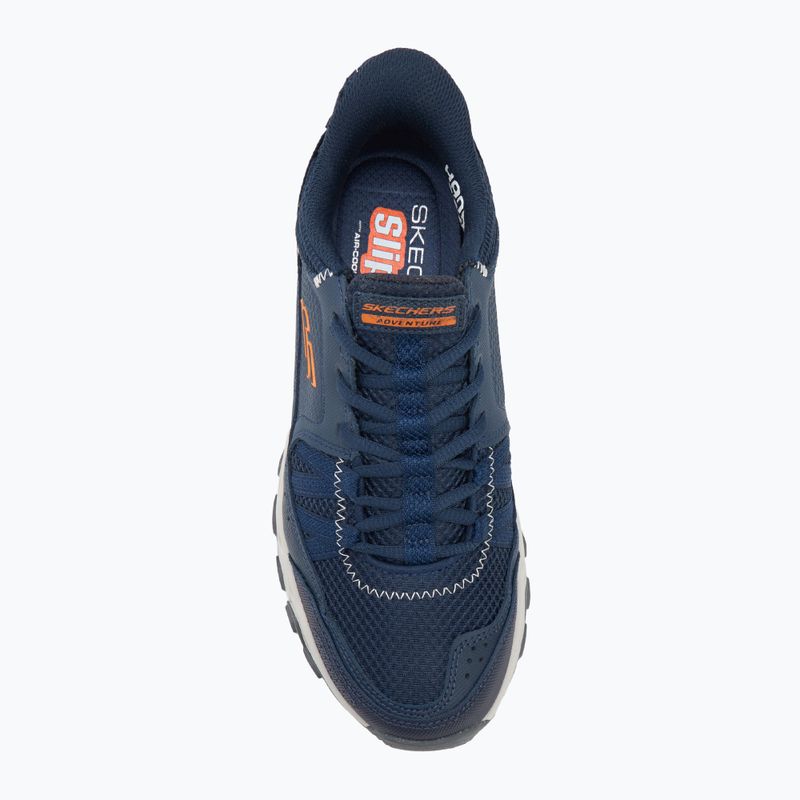 Buty męskie SKECHERS Dynamite At Escapar navy/orange 5