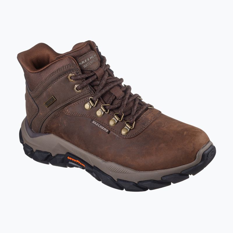 Buty męskie SKECHERS Santoro Relic brown