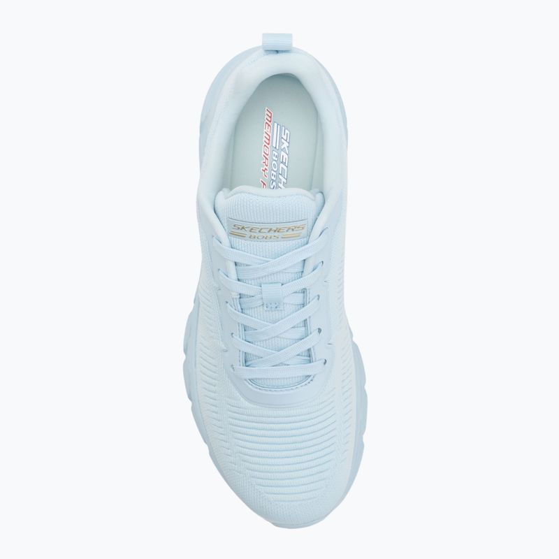 Buty damskie SKECHERS Bobs B Flex Hi Flying Hi light blue 5