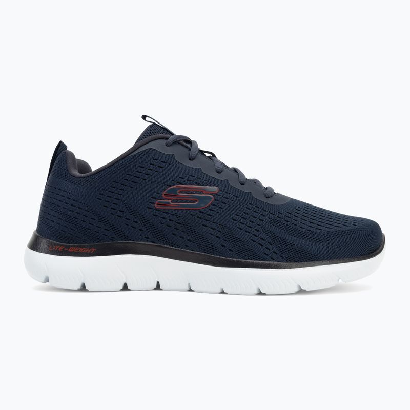 Buty męskie SKECHERS Summits Torre navy/red 2
