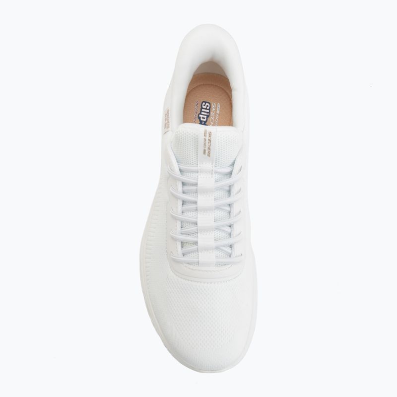 Buty damskie SKECHERS Bobs Arc Waves white 5