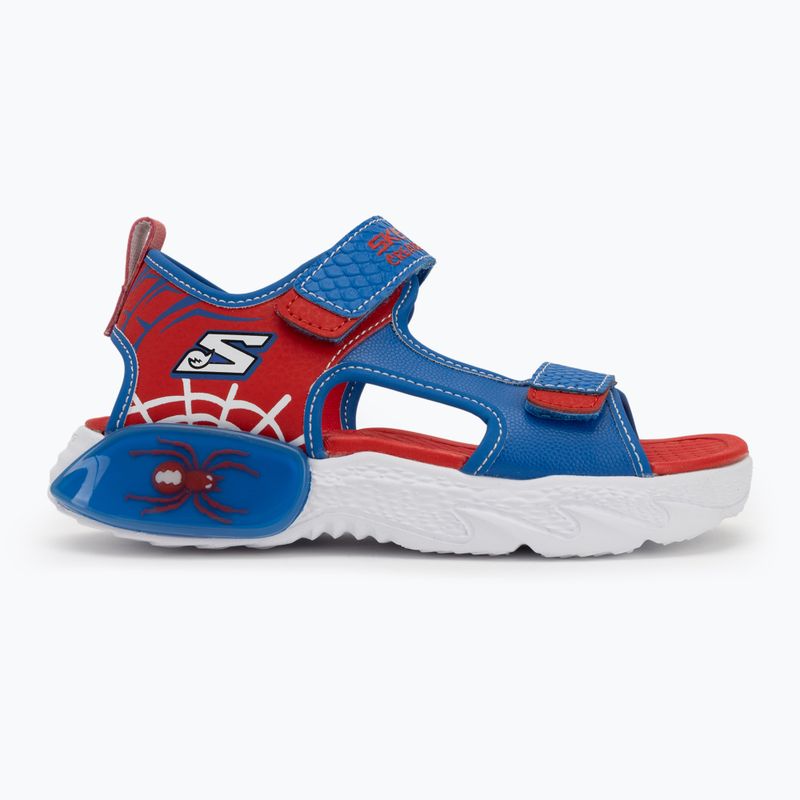 Sandały dziecięce SKECHERS Creature Splash blue/red 2