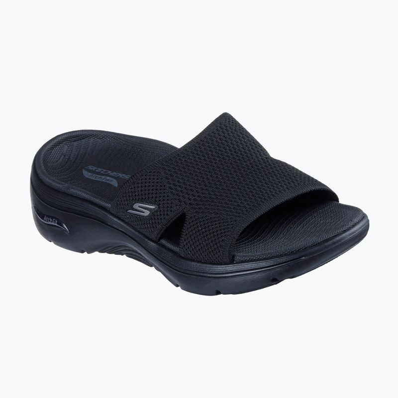 Klapki damskie SKECHERS Go Walk Arch Fit 2.0 Dakota black 8