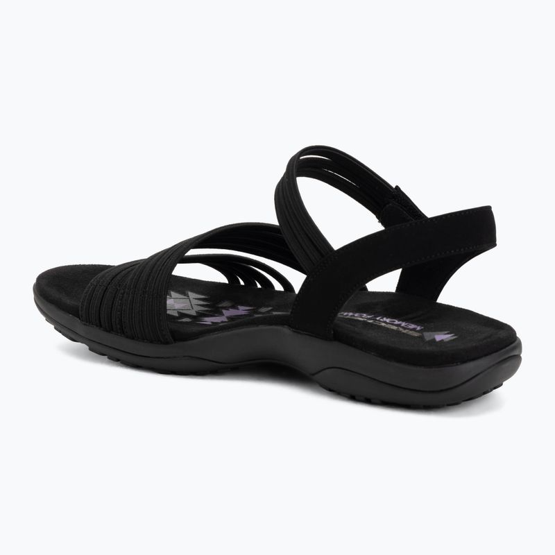 Sandały damskie SKECHERS Reggae Slim Coffee Run black 3
