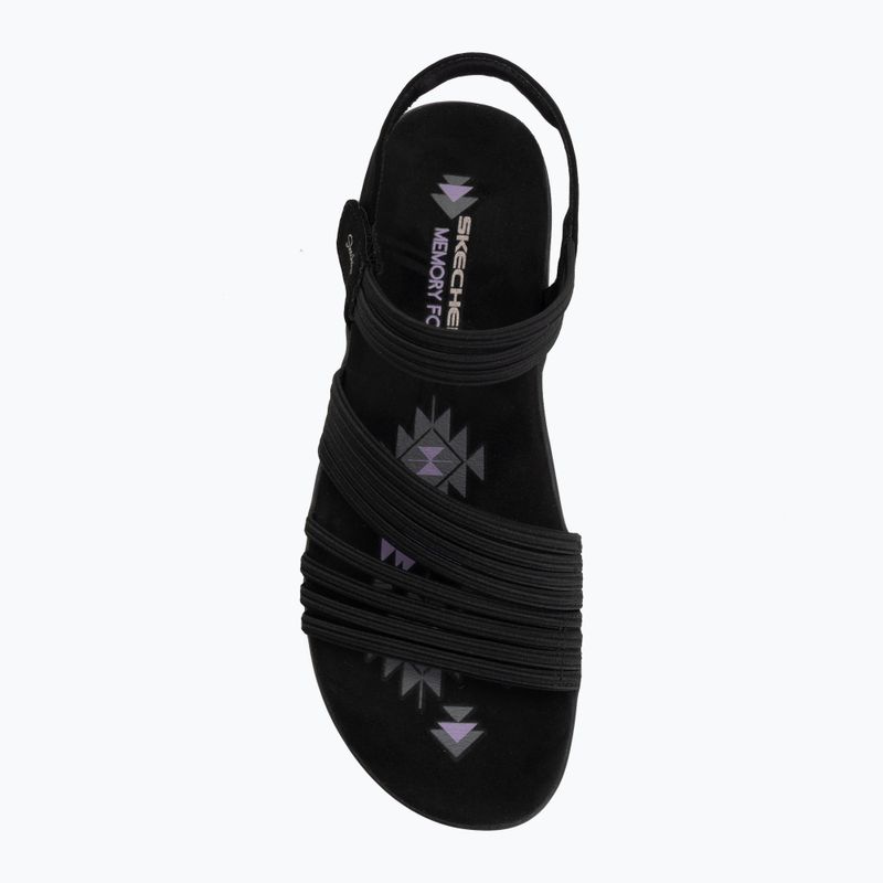 Sandały damskie SKECHERS Reggae Slim Coffee Run black 5