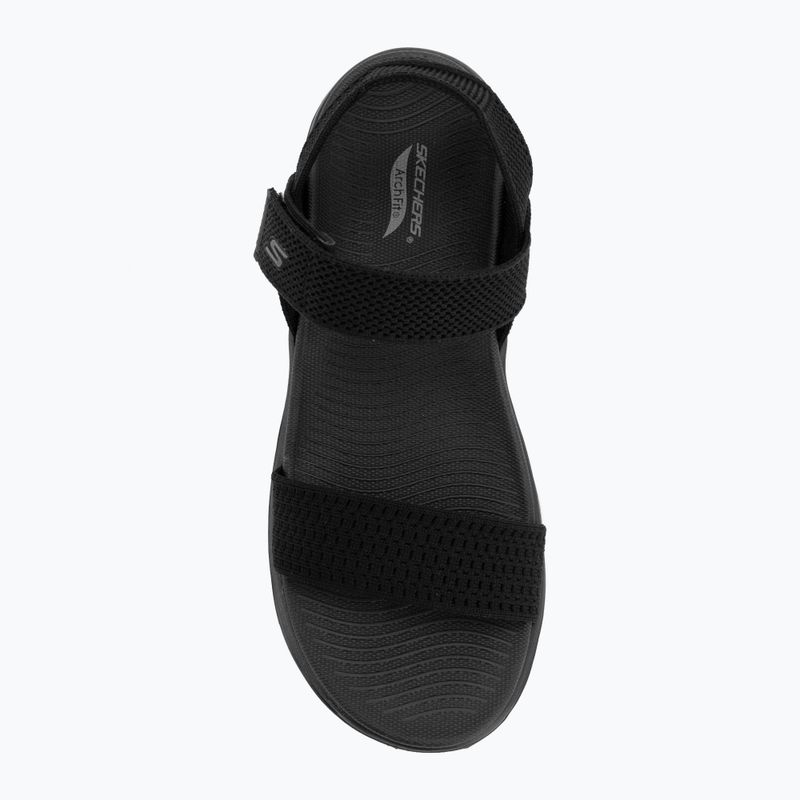 Sandały damskie SKECHERS Go Walk Arch Fit 2.0 black 5