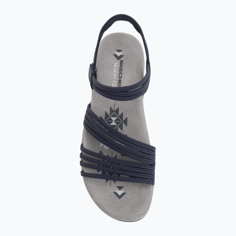 Sandały damskie SKECHERS Reggae Slim Coffee Run blue 5
