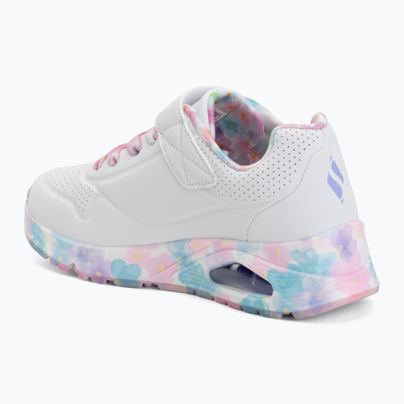 Buty dziecięce SKECHERS Uno Gen1 Fresh Blooms white 3