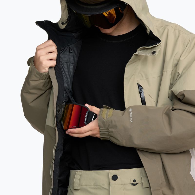 Kurtka snowboardowa męska Volcom L Insulated GTX moss green 8