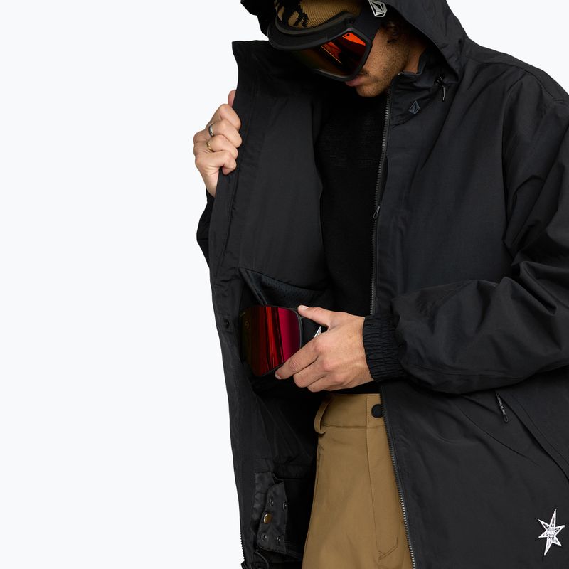Kurtka snowboardowe męskie Volcom Longo GTX black 10