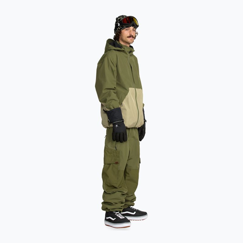 Kurtka snowboardowe męskie Volcom Longo GTX dark olive 2