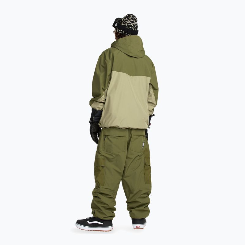 Kurtka snowboardowe męskie Volcom Longo GTX dark olive 4