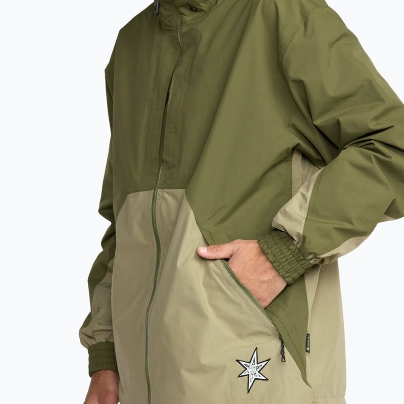 Kurtka snowboardowe męskie Volcom Longo GTX dark olive 8