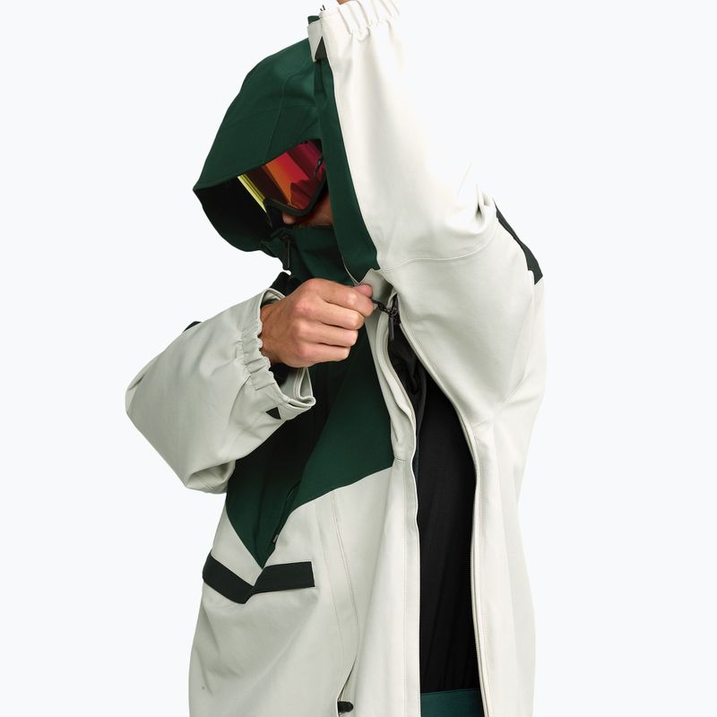 Kurtka snowboardowa męska Volcom Brighton Pullover stone 9