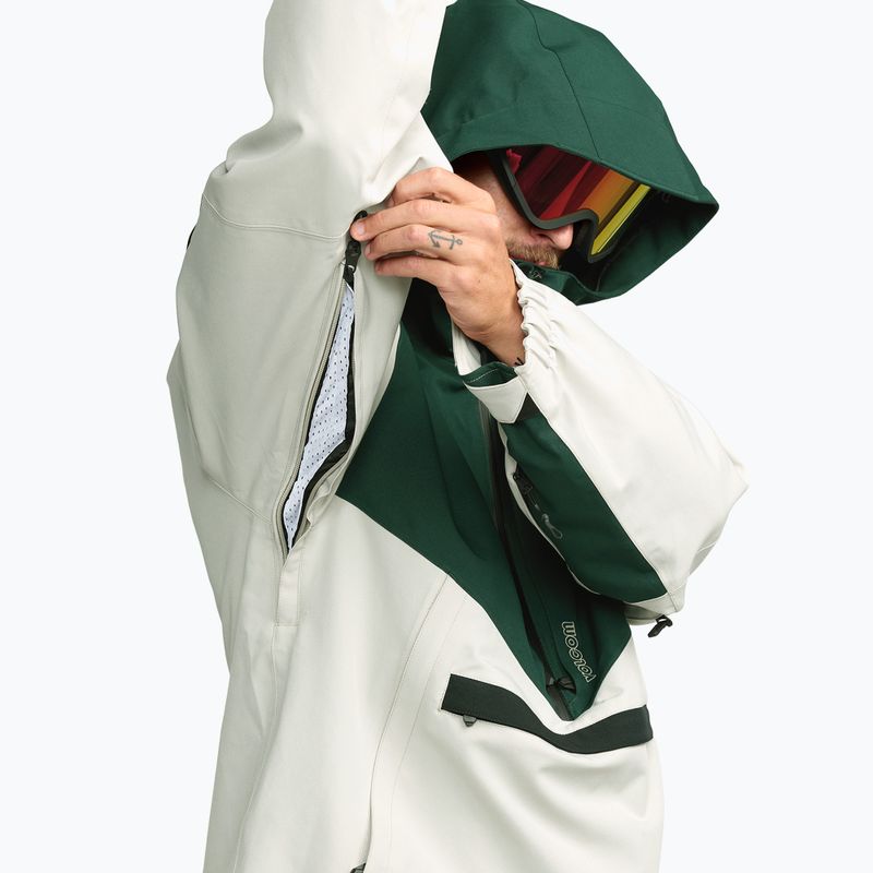 Kurtka snowboardowa męska Volcom Brighton Pullover stone 10