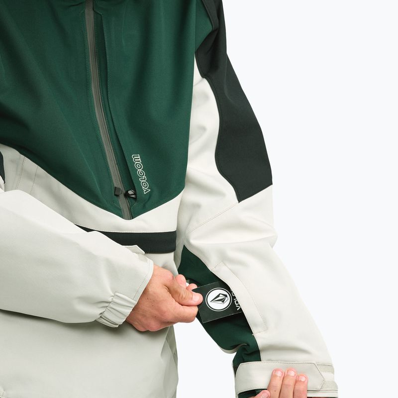 Kurtka snowboardowa męska Volcom Brighton Pullover stone 11