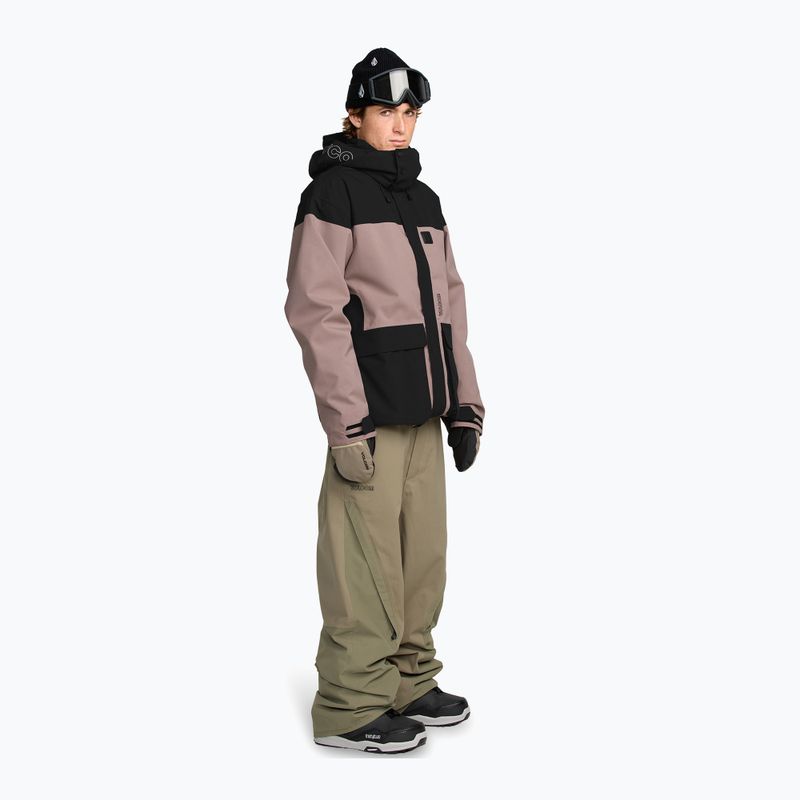 Kurtka snowboardowa męska Volcom Kleveland mauve 2