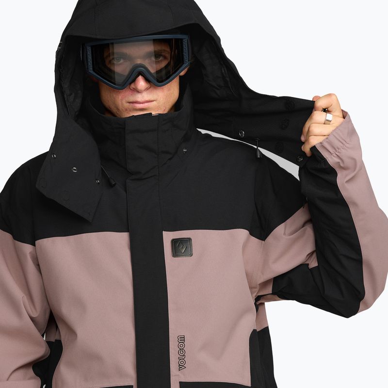Kurtka snowboardowa męska Volcom Kleveland mauve 7