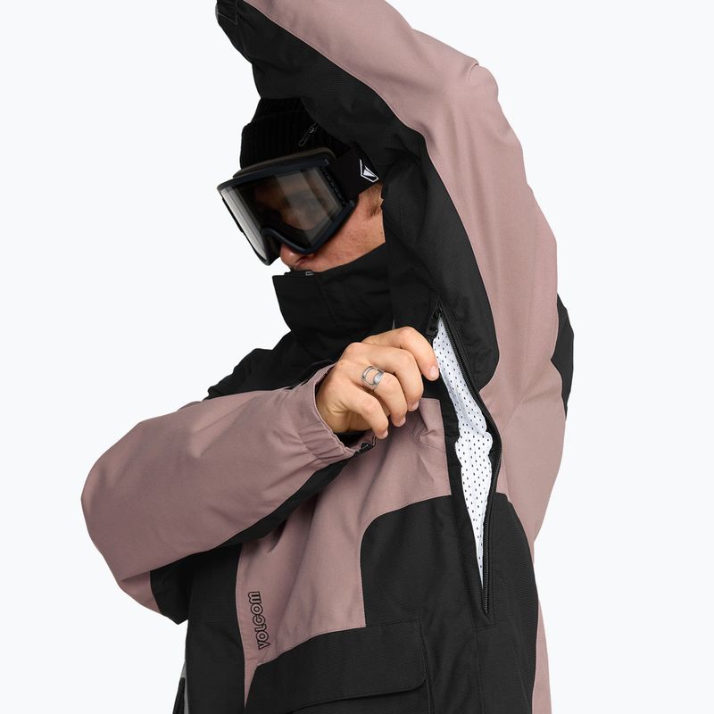 Kurtka snowboardowa męska Volcom Kleveland mauve 9