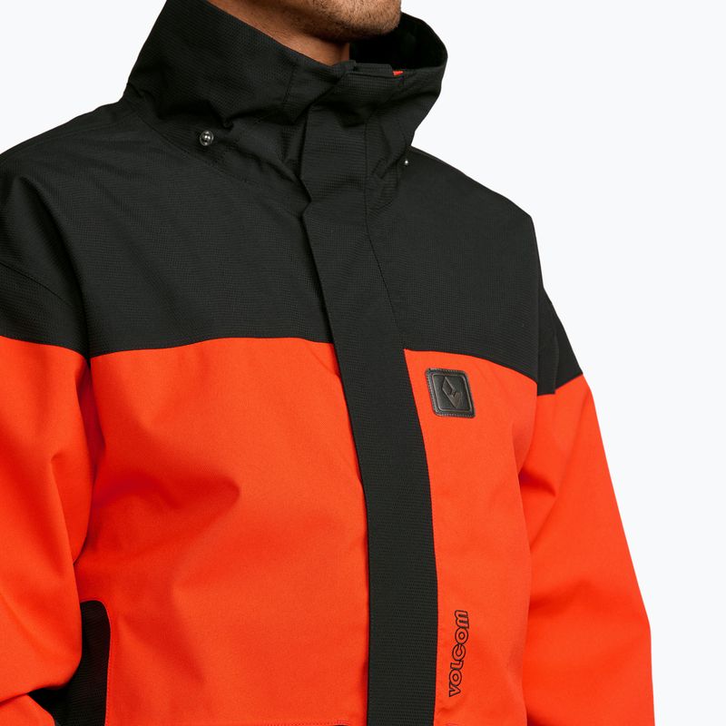 Kurtka snowboardowa męska Volcom Kleveland orange shock 8
