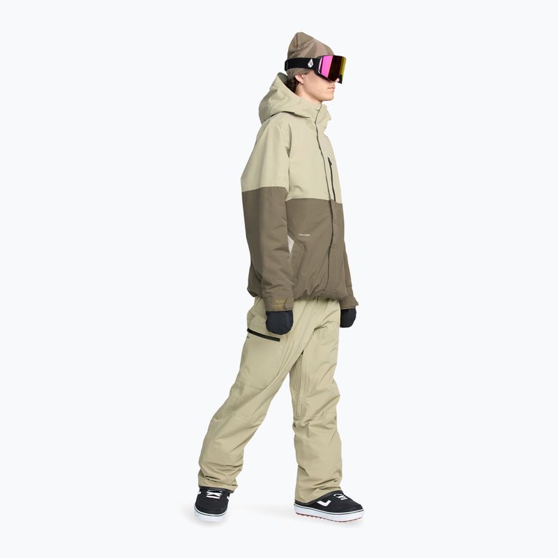 Spodnie snowboardowe męskie Volcom L GTX moss green 2