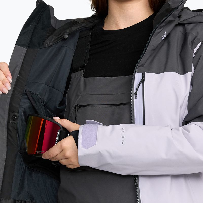 Kurtka snowboardowa damska Volcom 3D Stretch Gore lavender aura 8