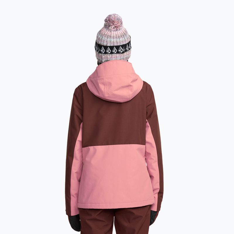 Kurtka narciarska damska Volcom Bolt Insulated oxblood 3