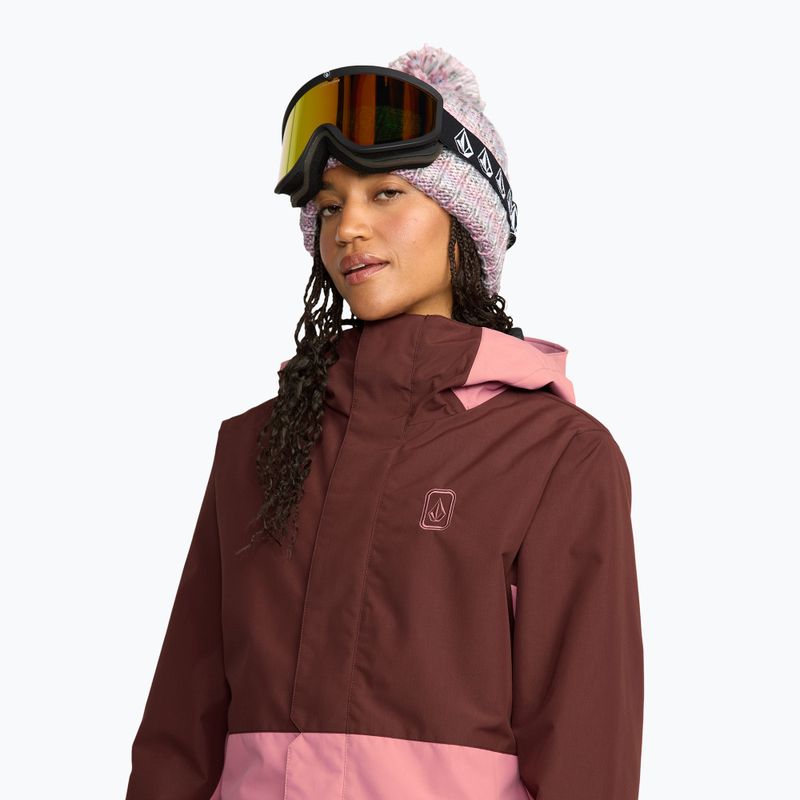 Kurtka narciarska damska Volcom Bolt Insulated oxblood 6