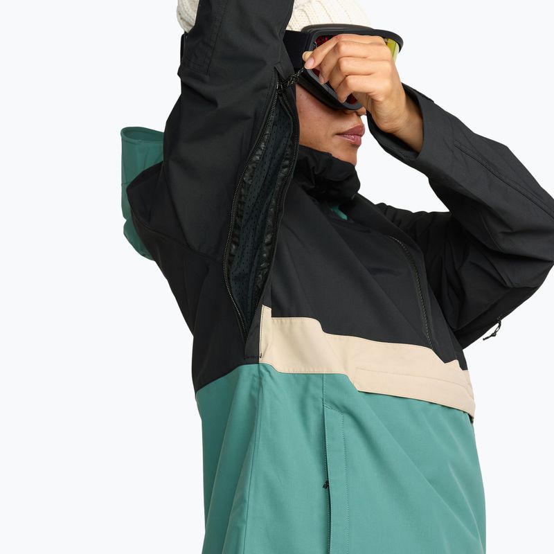 Kurtka snowboardowa damska Volcom Harlan Pullover spruce green 7