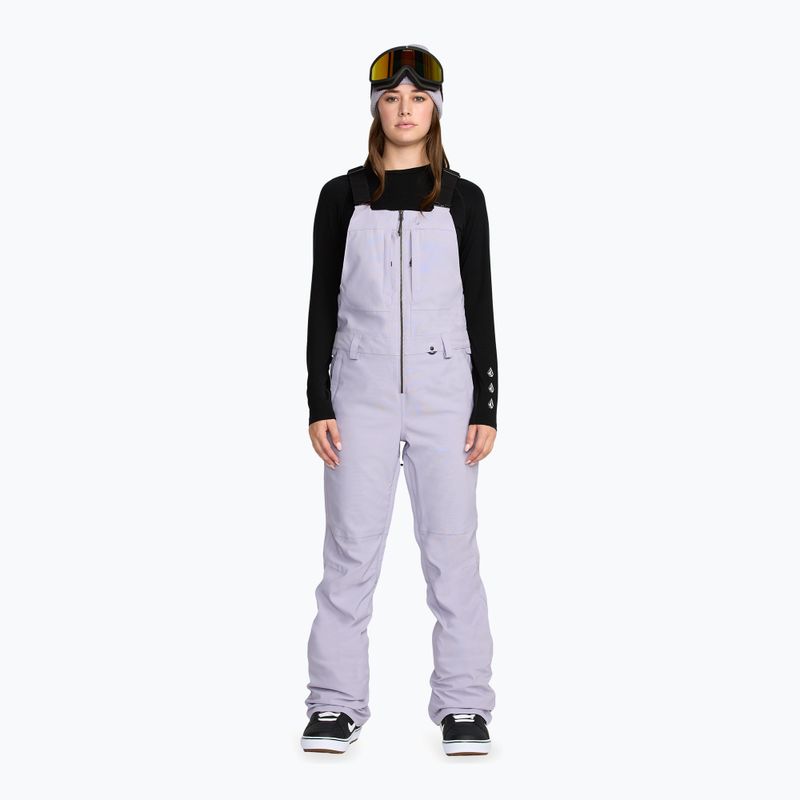 Spodnie narciarskie damskie Volcom Swift Bib Overall lavender aura