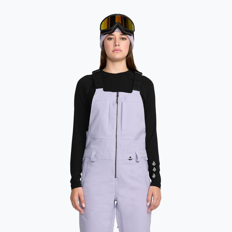 Spodnie narciarskie damskie Volcom Swift Bib Overall lavender aura 6