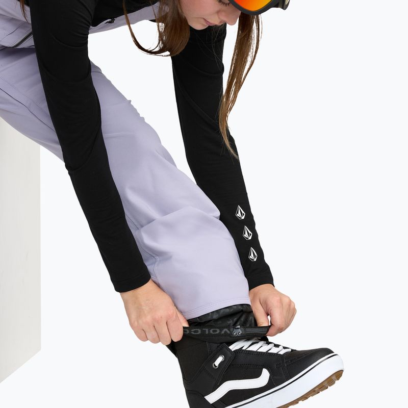 Spodnie narciarskie damskie Volcom Swift Bib Overall lavender aura 9