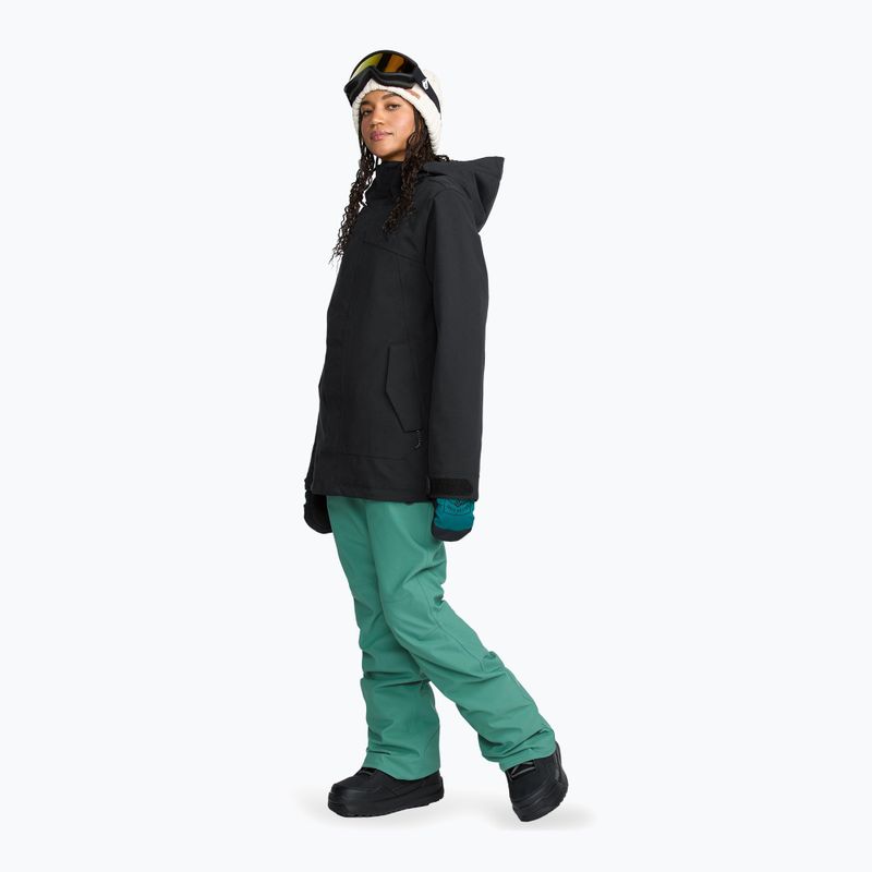 Spodnie narciarskie damskie Volcom Swift Bib Overall spruce green 2