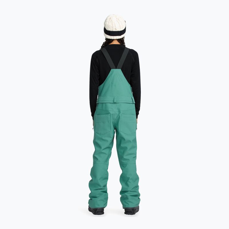 Spodnie narciarskie damskie Volcom Swift Bib Overall spruce green 3