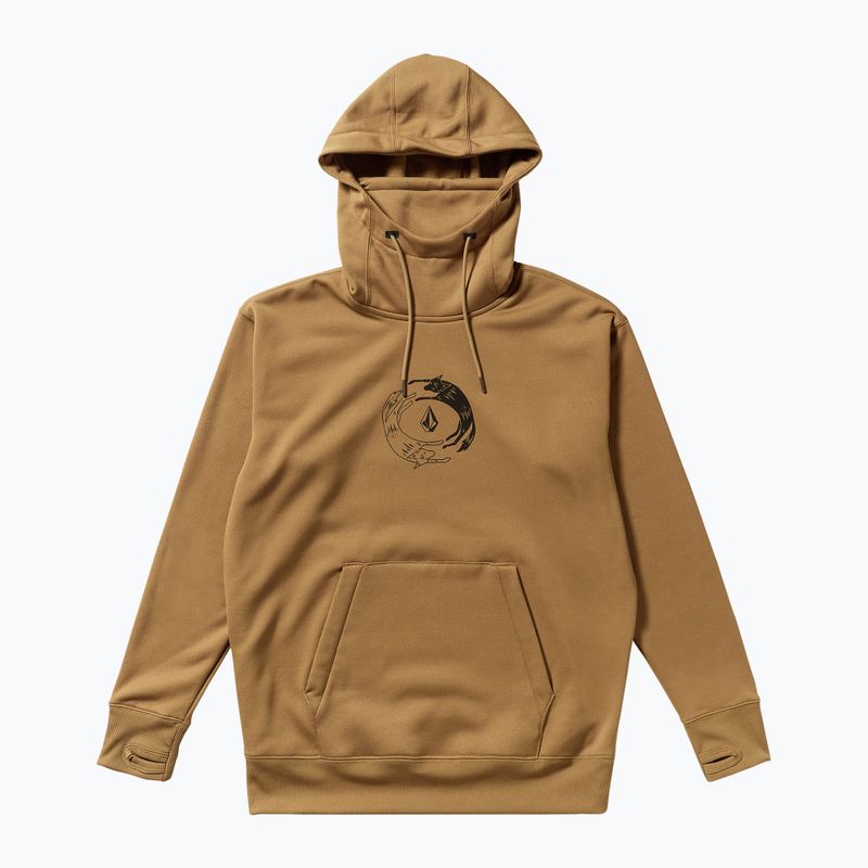 Bluza snowboardowa damska Volcom Riding Hydro P/O bronze 7