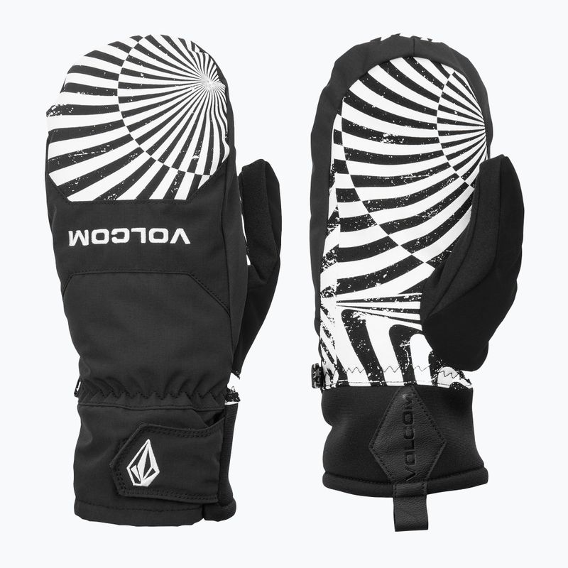 Rękawice snowboardowe męskie Volcom V.CO Nyle Mitt black print