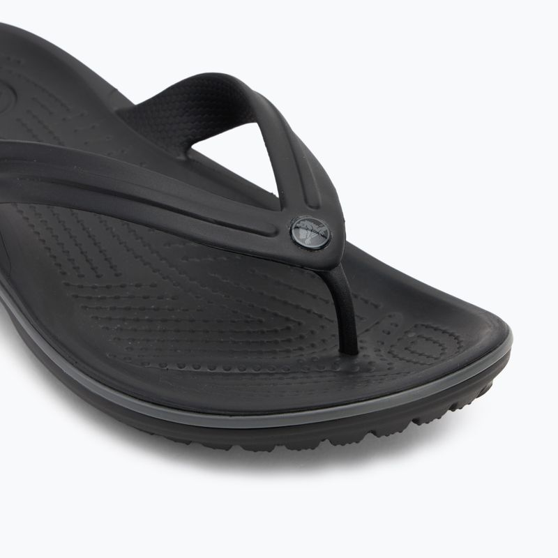 Japonki Crocs Crocband Flip black/slate grey 7