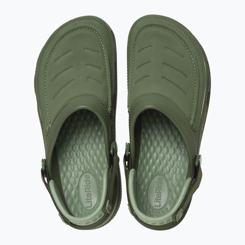 Klapki męskie Crocs Yukon Vista II LR Clog army green 2