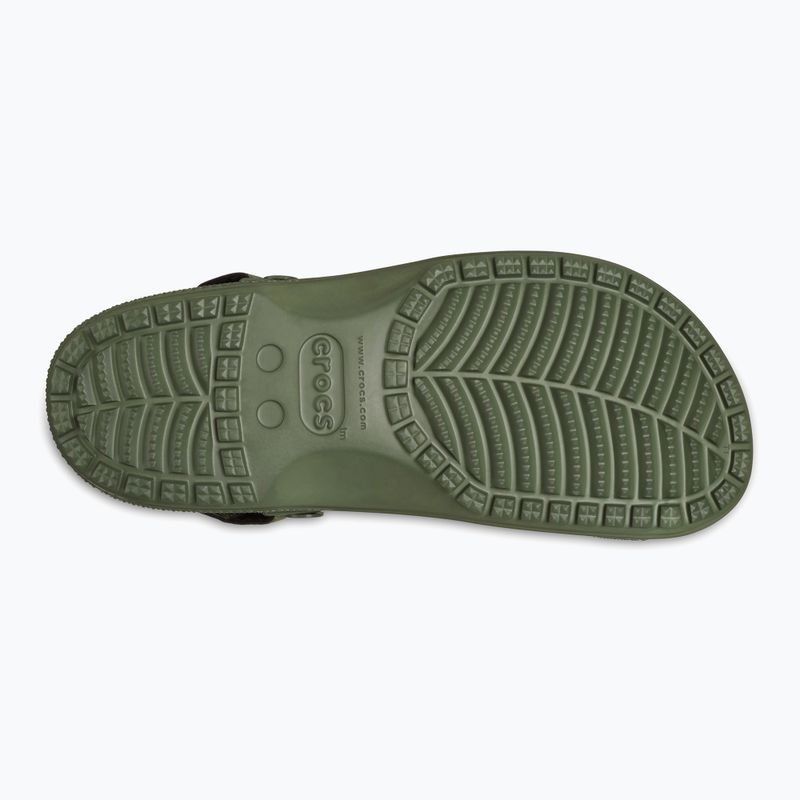 Klapki męskie Crocs Yukon Vista II LR Clog army green 3