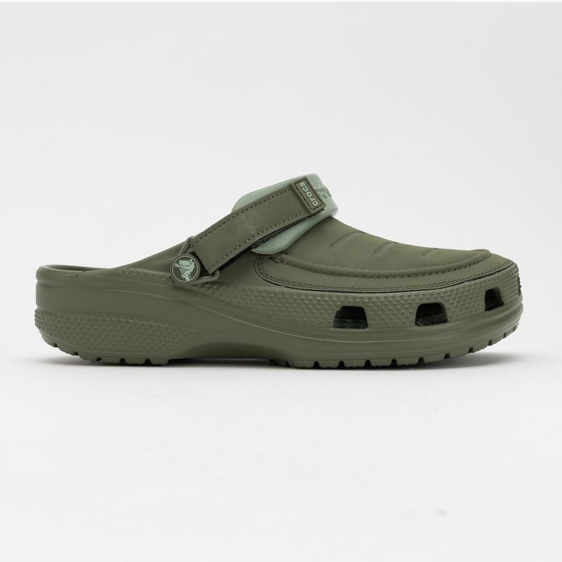 Klapki męskie Crocs Yukon Vista II LR Clog army green 3